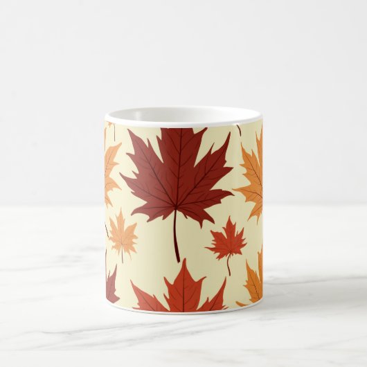 Een esdoornpatroon mokken (Center)