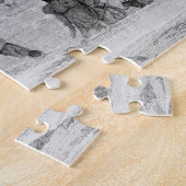 Een Eskimaux van Igloolik, met een vogelhuidsjager Legpuzzel (Zijkant)