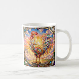Een etherische haan koffiemok