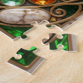 Een etherische haan legpuzzel (Zijkant)