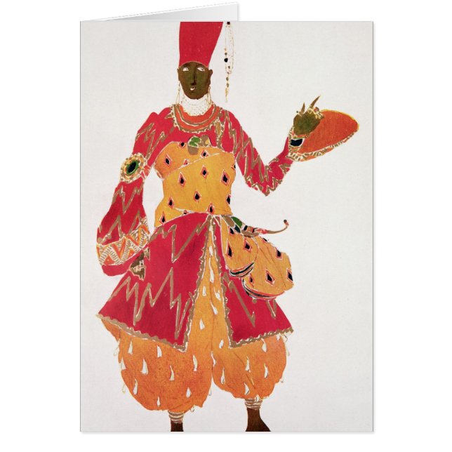 Een Eunuch uit het ballet "Scheherazade" (Voorkant)