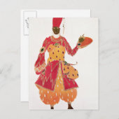 Een Eunuch uit het ballet "Scheherazade" Briefkaart (Voorkant / Achterkant)