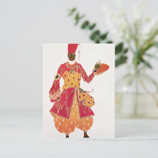 Een Eunuch uit het ballet "Scheherazade" Briefkaart (Staand voorkant)