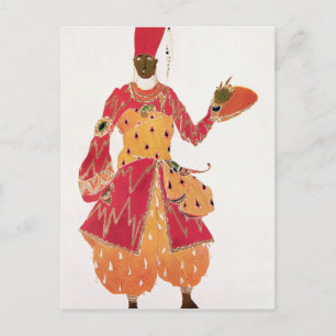 Een Eunuch uit het ballet "Scheherazade" Briefkaart