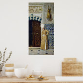 Een eunuch voor de deur van de harem poster (Keuken)