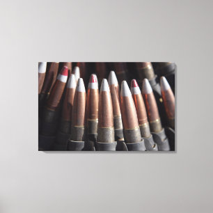 Een even mengeling van vier kogelronden aan één  canvas afdruk