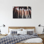 Een even mengeling van vier kogelronden aan één ve canvas afdruk (Insitu (Slaapkamer))