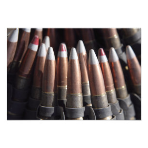 Een even mengeling van vier kogelronden aan één ve foto afdruk