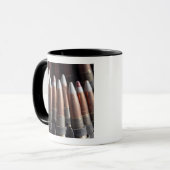 Een even mengeling van vier kogelronden aan één ve mok (Voorkant links)