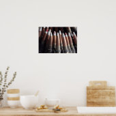 Een even mengeling van vier kogelronden aan één ve poster (Keuken)