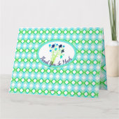 Een evenement bedankt kaart (Achterkant)