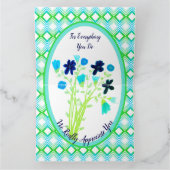 Een evenement bedankt kaart (Binnen)