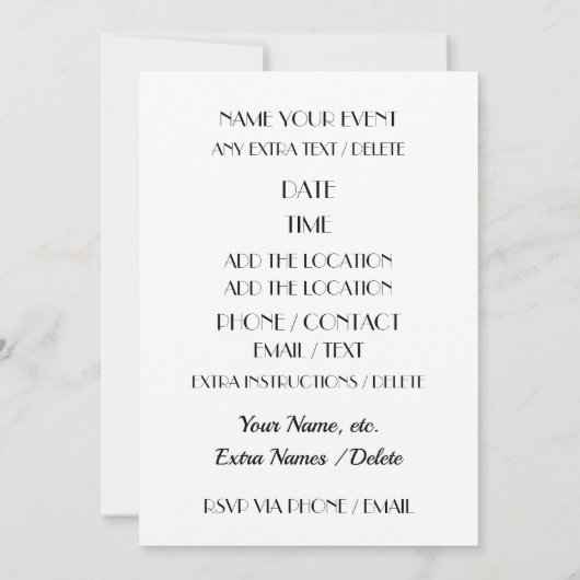 Een evenement van Elegant Pink Ribbon Cancer Aware Kaart (Achterkant)