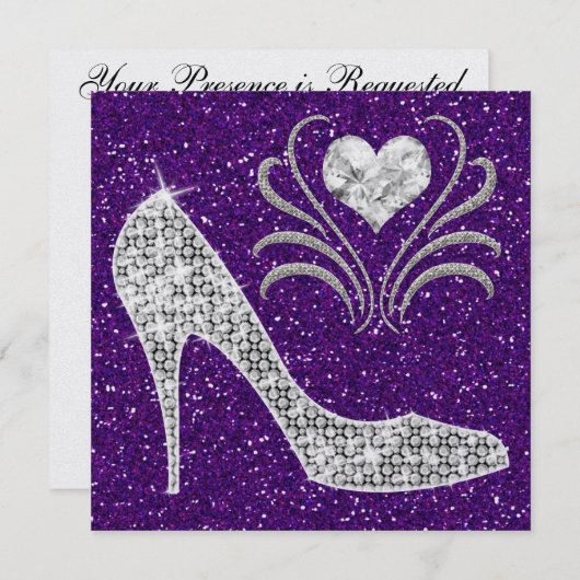 Een evenement van elegant - SRF Kaart (Voorkant / Achterkant)