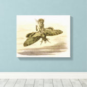 Een Evening Ride, illustratie uit 'In Fairyland: Canvas Afdruk (Insitu (Houten vloer))