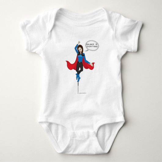 Een evenwicht t-shirt voor kinderen en baby's (Voorkant)