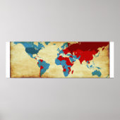 Een evenwicht tussen ideologieën poster (Voorkant)