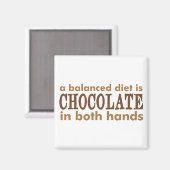 Een evenwichtig dieet is... magneet (Voorkant / Achterkant)