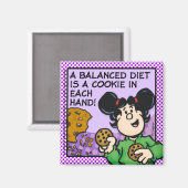 Een evenwichtig diet magneet (Voorkant / Achterkant)