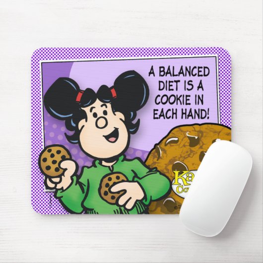 Een evenwichtig diet muismat (Met muis)