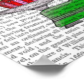 Een evenwichtige diet-illustratie poster (Hoek)