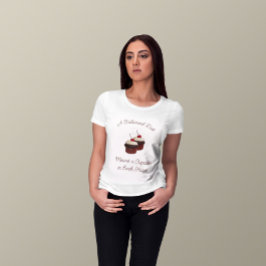 Een evenwichtige diet met twee broekjes chocolade t-shirt