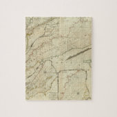 Een exacte kaart van de rivier de St Lawrence Legpuzzel (Verticaal)