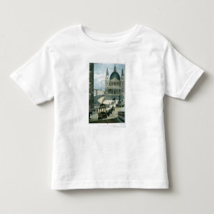 Een exacte voorstelling van de grote begrafenis kinder shirts