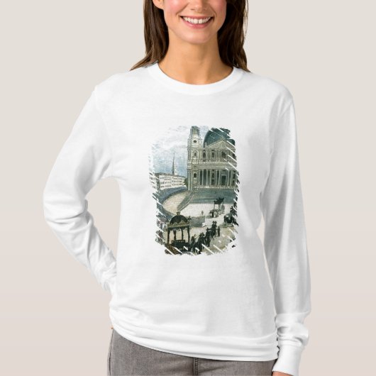 Een exacte voorstelling van de grote begrafenis t-shirt (Voorkant)