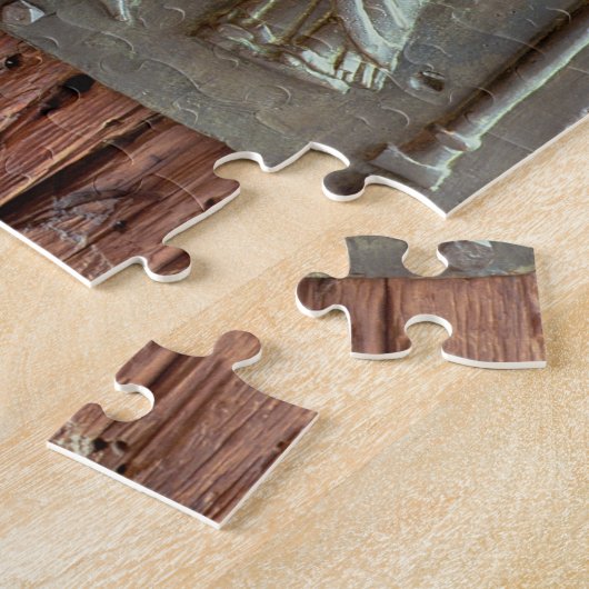 Een exorcisme, paneel van de rechterdeur, 12e legpuzzel (Zijkant)