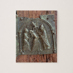 Een exorcisme, paneel van de rechterdeur, 12e legpuzzel