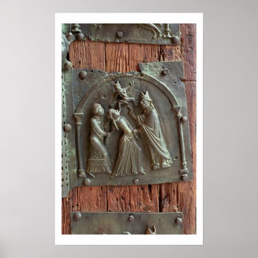 Een exorcisme, paneel van de rechterdeur, 12e poster (Voorkant)