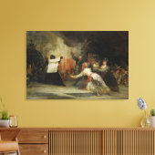Een exorcistische scène (zie ook 59715) canvas afdruk (Insitu (Woonkamer))