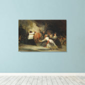 Een exorcistische scène (zie ook 59715) canvas afdruk (Insitu (Houten vloer))
