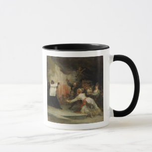 Een exorcistische scène (zie ook 59715) mok