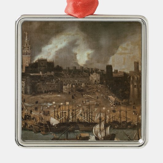 Een Expedition die uit Sevilla komt voor Metalen Ornament (Voorkant)