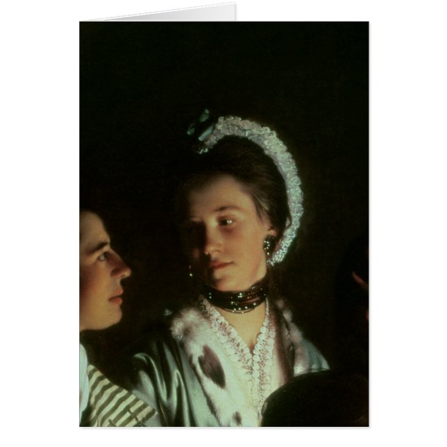 Een experiment op een vogel in de luchtpomp, 1768 (Voorkant)