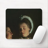 Een experiment op een vogel in de luchtpomp, 1768 muismat (Met muis)