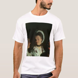 Een experiment op een vogel in de luchtpomp, 1768 t-shirt