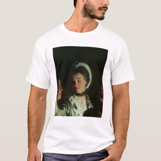 Een experiment op een vogel in de luchtpomp, 1768 t-shirt (Voorkant)