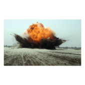 Een explosie brak uit foto afdruk (Voorkant)