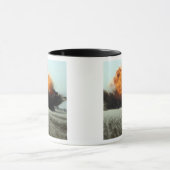 Een explosie brak uit mok (Midden)