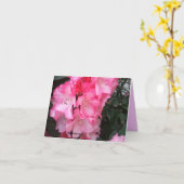 Een explosie van de Rododendron van het Feest Kaart (Gele Bloem)