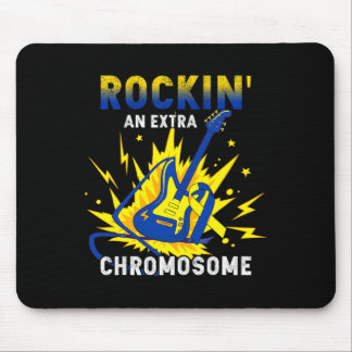 Een extra chromosoom Guitar Down Syndrome Awarenes Muismat