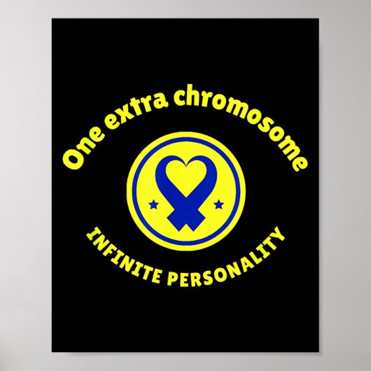 Eén extra chromosoom oneindige persoonlijkheid dow poster (Voorkant)