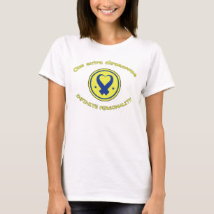 Eén extra chromosoom oneindige persoonlijkheid dow t-shirt