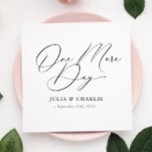 Een extra dag repetitie in het avondeten servet