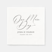 Een extra dag repetitie in het avondeten servet (Voorkant)