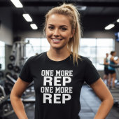 Eén extra Rep Workout Motivation T-shirt