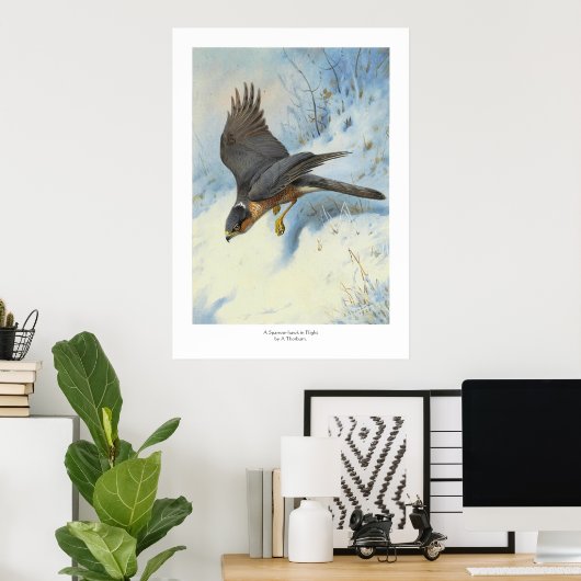 Een extra vlucht poster (Thuiskantoor)